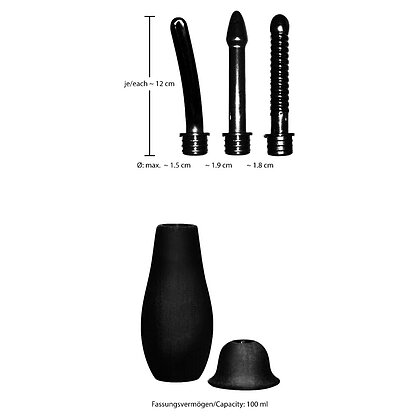 Irigator Intim Shower Bad Kitty Negru 4