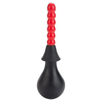 Irigator Ribbed Anal Negru