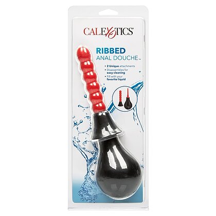Irigator Ribbed Anal Negru 2