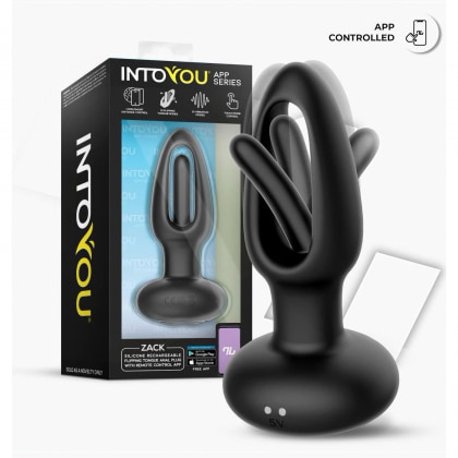 Dop Anal Cu Limbă Oscilantă Aplicație Smartphone Negru 7