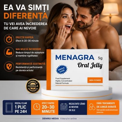 Jeleu Menagra Erecție Rapidă de Durată 2 pliculețe 4