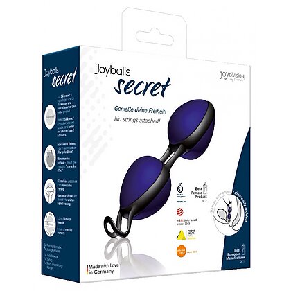 Joy Secret Blue Black Joydivision - Bile Vaginale Discrete Negru 5