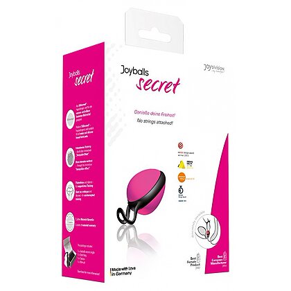 Bilă Vaginală Discretă Joyballs Secret Single 6cm Roz 3