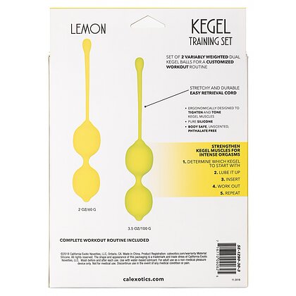 Set Bile Kegel Lemon Galben 5