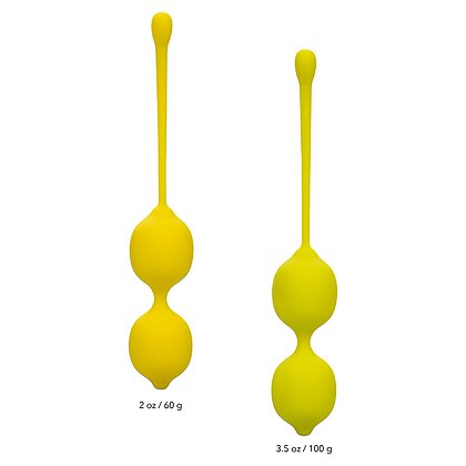 Set Bile Kegel Lemon Galben 8
