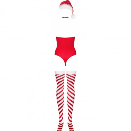 Body Obsessive Kissmas Roșu L-XL 4