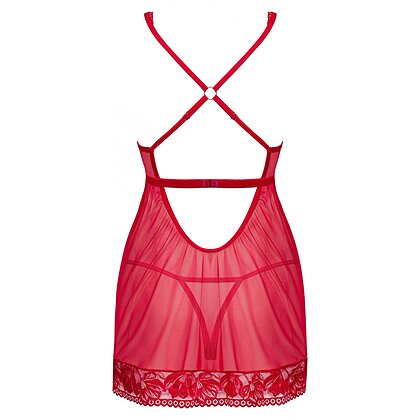 Babydoll Obsessive Lacelove Roșu M-L 4