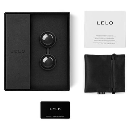 Bile Vaginale Lelo Luna Beads Noir Negru 5