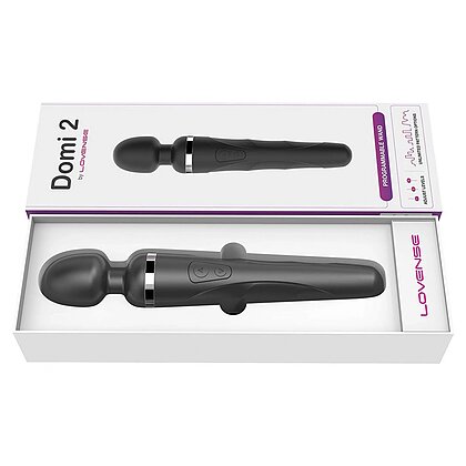 Vibrator Wand Lovense Domi 2 pentru Masaj Clitoridian Negru 4