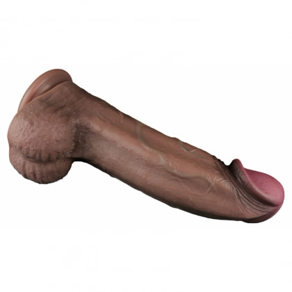 Lovetoy Dildo Dual-Layer XXL 33 cm – Realist, 7.6 cm Maro 6