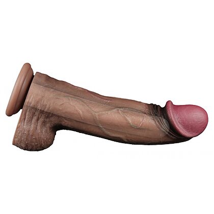 Lovetoy Dildo Dual-Layer XXL 33 cm – Realist, 7.6 cm Maro 3