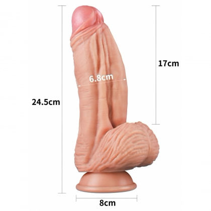 Lovetoy Jucărie Realistă silicon 24.5 cm Ventuză Puternică 6