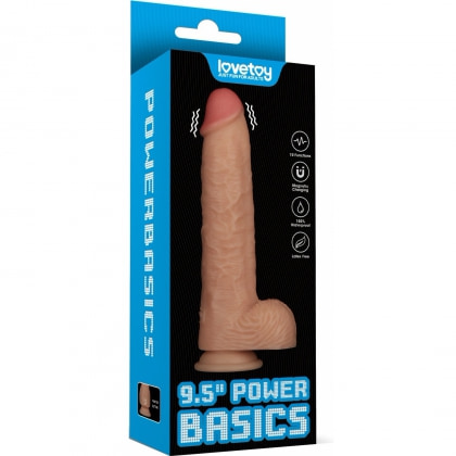 Lovetoy Power Basics 9.5 — Vibrator Realist 10 Moduri Ventuză 4