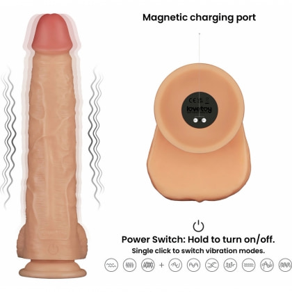 Lovetoy Power Basics Vibrator Realist 10 Moduri Reîncărcabil 8