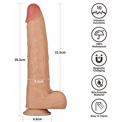 Lovetoy Power Basics Vibrator Realist 10 Moduri Reîncărcabil 10