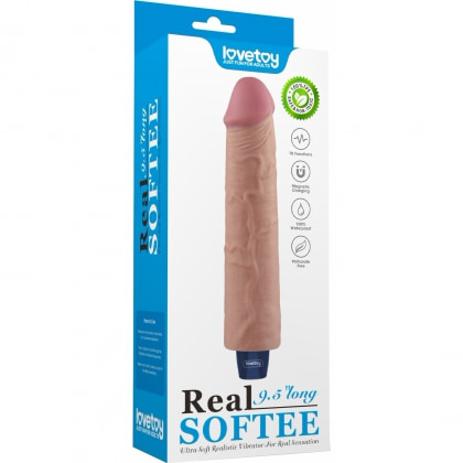 Lovetoy Real Softee 9.5 - Vibrator Reîncărcabil, 10 Moduri 14