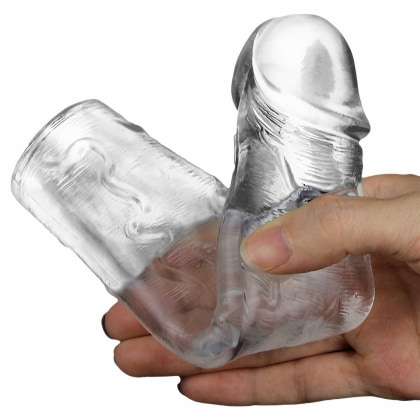 Lovetoy Shameless Clear: Manșon Elastic +5 cm Transparent 2