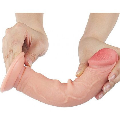 LoveToy Sliding Skin 20 cm — Dildo Realist cu Ventuză 5
