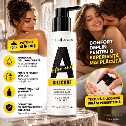 Lubrifiant Siliconic A Is For pentru Sex Anal 260 ml 2