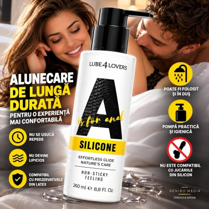 Lubrifiant Siliconic A Is For pentru Sex Anal 260 ml 3
