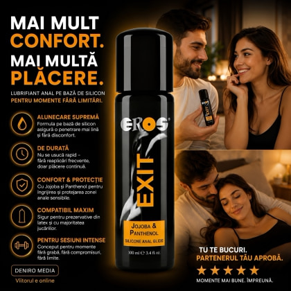 Lubrifiant Anal Eros Exit Jojoba And Panthenol 100ml 3