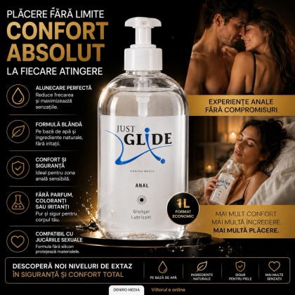 Lubrifiant Anal Just Glide Vegan Flacon Mare 1L 4
