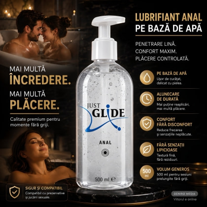 Lubrifiant Anal Just Glide 500ml 4