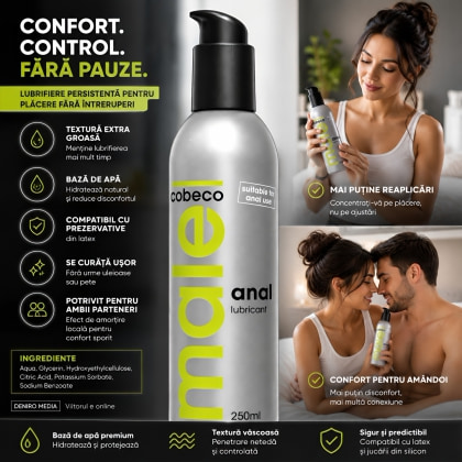 Lubrifiant Cobeco Male pentru Sex Anal 250 ml 4