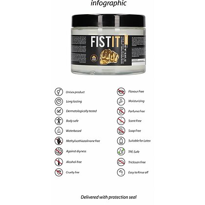 Lubrifiant Anal Fist pentru Pătrundere cu Pumnul 500 ml 11