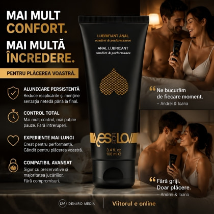 Lubrifiant Anal YESforLOV Confort Performanță 100ml 3