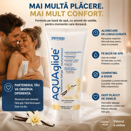 Lubrifiant AQUAglide Vanilie 100 ml 3