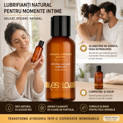 Lubrifiant De Masaj YESforLOV Organic  100ml 3