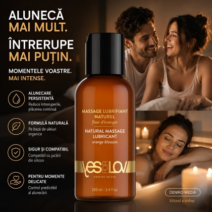 Lubrifiant De Masaj YESforLOV Organic  100ml 2