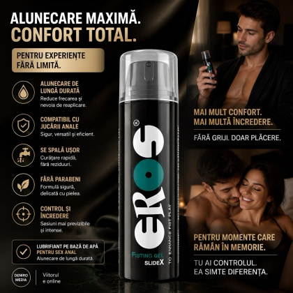 Lubrifiant Eros Action Distracție Cu Pumnul SlideX 200ml 2