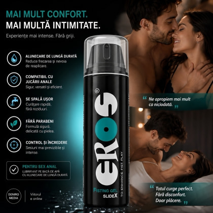 Lubrifiant Eros Action Distracție Cu Pumnul SlideX 200ml 3