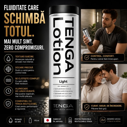 Lubrifiant Tenga Lotion Light pentru Masturbatoare 170 ml 4