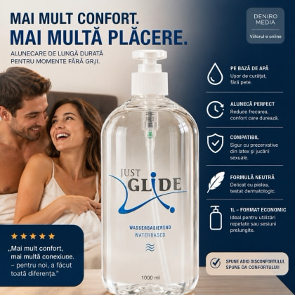 Lubrifiant Just Glide Water-Based 1L 3