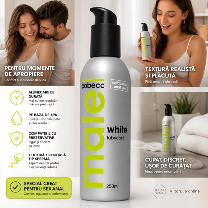 Lubrifiant Male White Cobeco 250ml 4