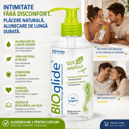 Lubrifiant Vegan Joy Division BioGlide fără Parfum 500 ml 3