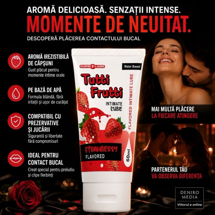 Lubrifiant Oral Căpșuni 60ml 2