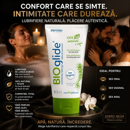 Lubrifiant Organic Bioglide Neutral fără Miros 40ml 2