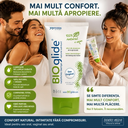 Lubrifiant Organic Bioglide Neutral fără Miros 40ml 3