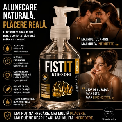 Lubrifiant pe Bază de Apă FISTIT 500ml 2