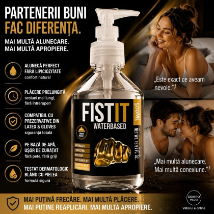 Lubrifiant pe Bază de Apă FISTIT 500ml 3