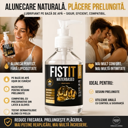 Lubrifiant pe Bază de Apă FISTIT 500ml 4