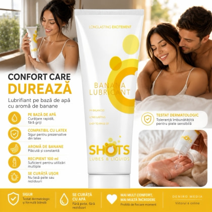 Lubrifiant Pharmquests Banană 100ml 4
