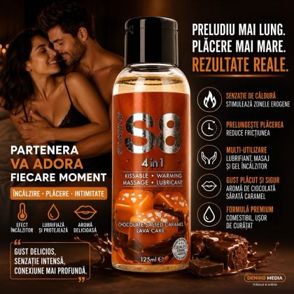 Lubrifiant S8 4-in-1 Dessert Chocolate 125ml 3