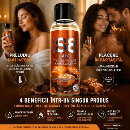 Lubrifiant S8 4-in-1 Dessert Chocolate 125ml 4