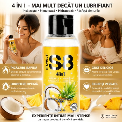 Lubrifiant S8 4-in-1 Dessert Tropical 125ml 4