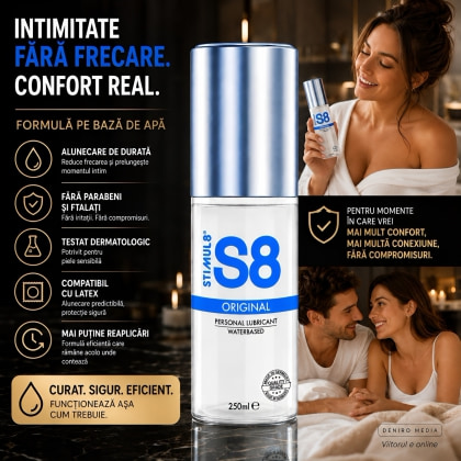 Lubrifiant S8 Waterbase Original 250ml 2